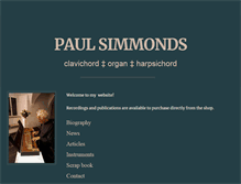 Tablet Screenshot of paulsimmonds.com